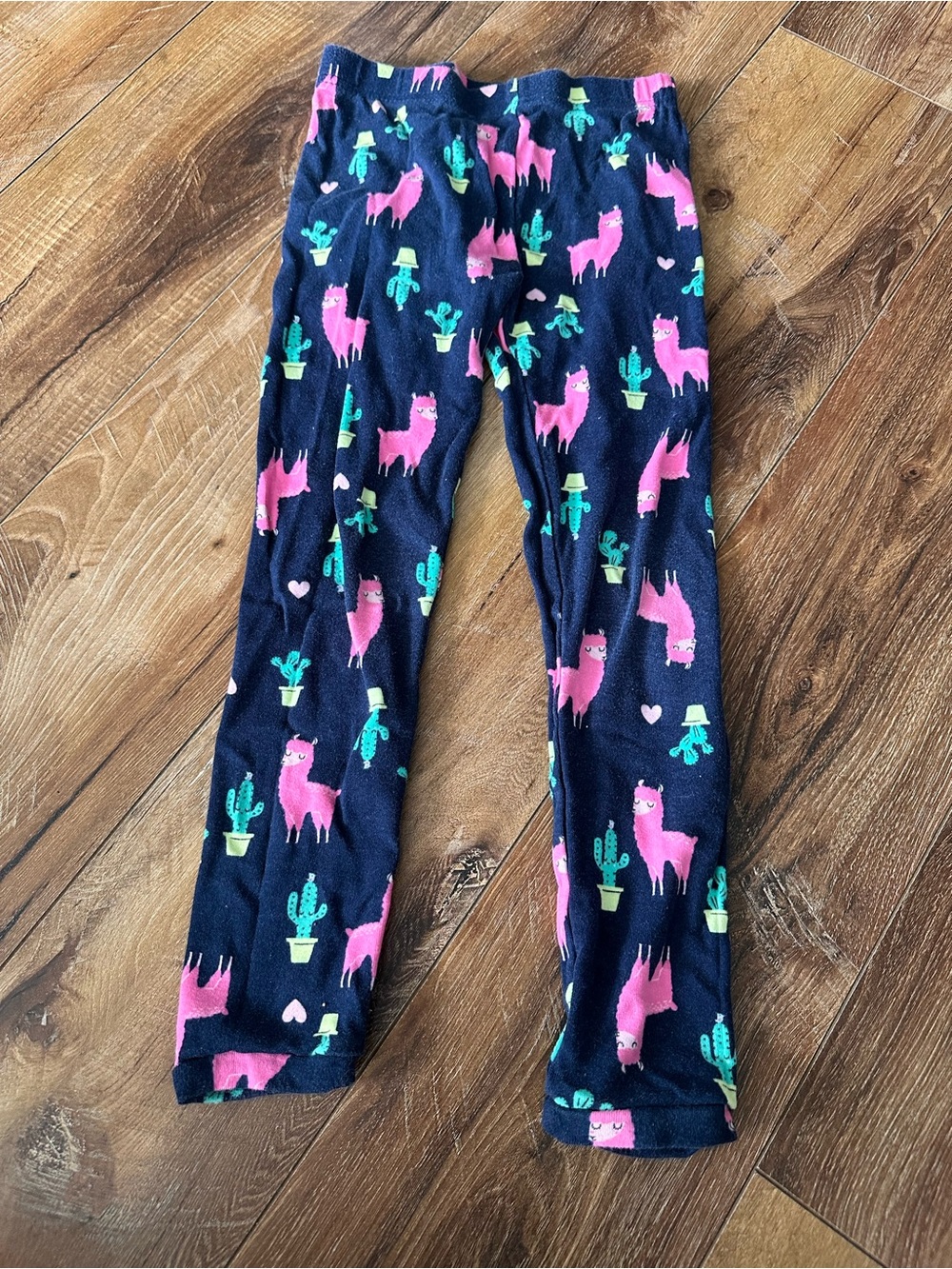 Carters size 6 pajama llama pants